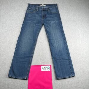 Levis 505 Regular Jeans Womens 14 Husky 33x28 Blue Casual